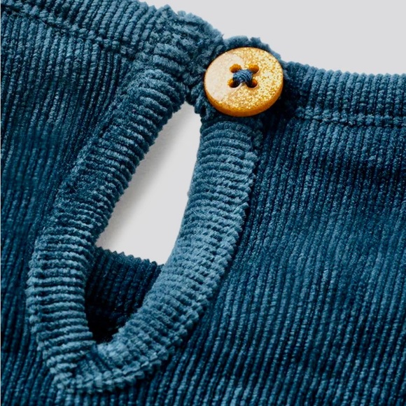 Size 4 Matilda Jane Party in Blue Velour Dress - Picture 3 of 3